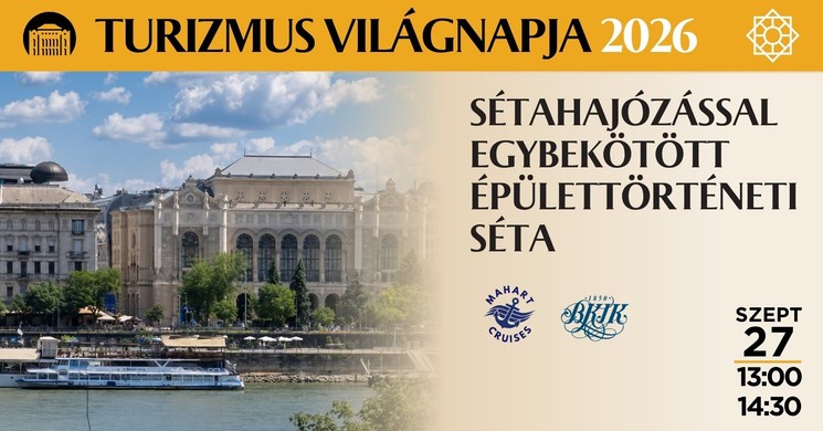 Városnéző sétahajózás Budapest 2026 - Turizmus világnapja program