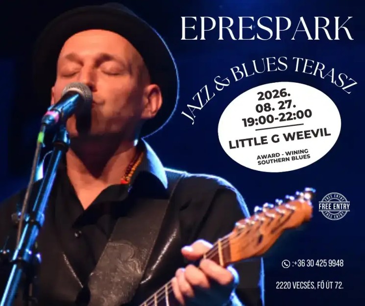 Jazz vacsora 2026 Vecsés - Jazz & blues koncertek finom teraszvacsorákkal