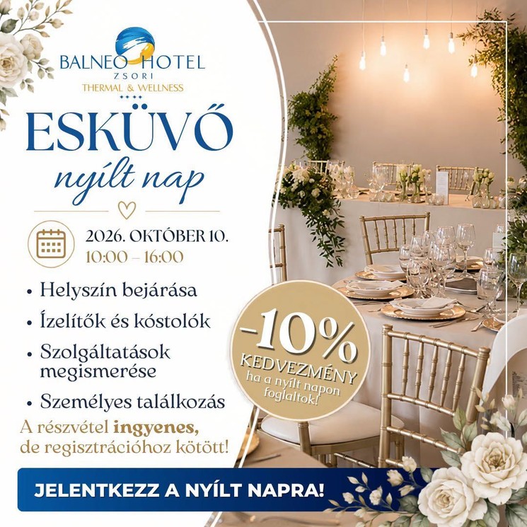 Esküvői Nyílt nap Mezőkövesd 2026