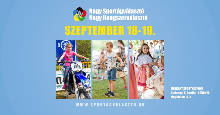 Budapesti Nagy Sportágválasztó és Nagy Hangszerválasztó 2026