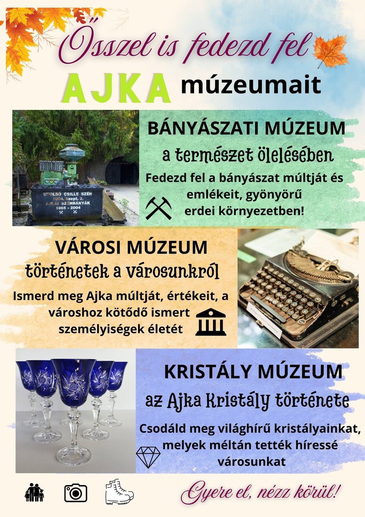 Ajkai Bányászati Múzeum programok 2026
