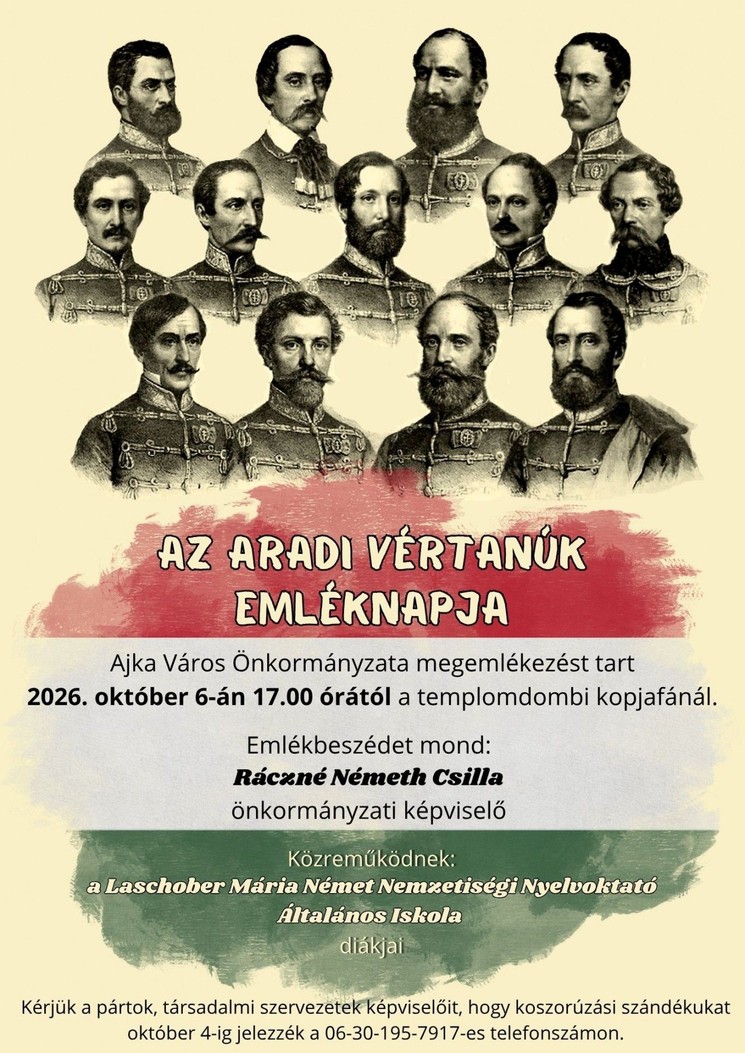 Ajkai programok 2026 - Események, rendezvények