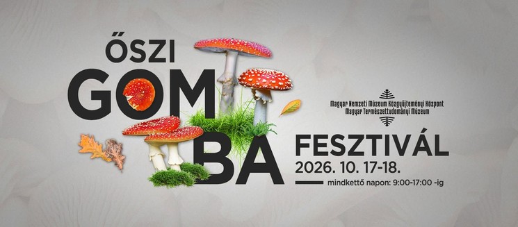 Gombakiállítás Budapest 2026 - Őszi Gombafesztivál a Magyar Természettudományi Múzeumban