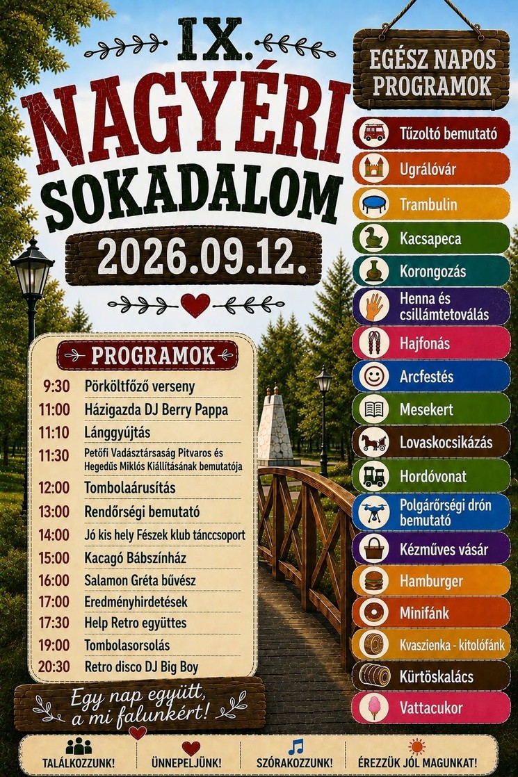 Nagyéri Sokadalom 2026