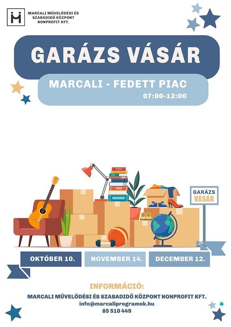 Garázsvásár Marcali 2026