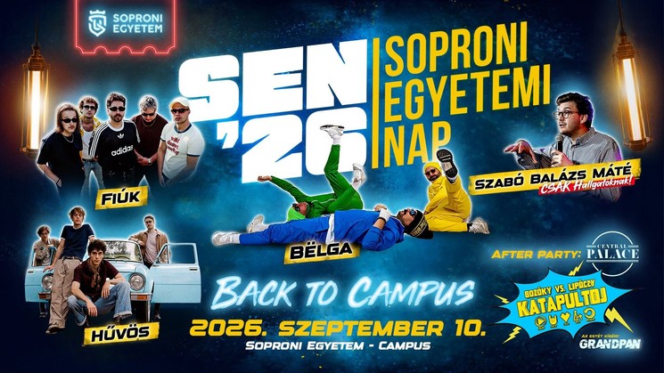 Soproni Egyetemi Nap 2026 - Tanévindító buli