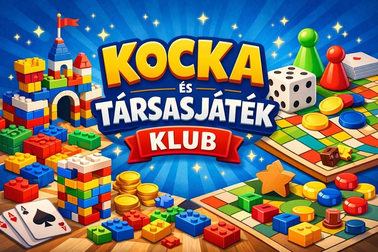 Kocka és Társasjáték Klub Ócsa 2026 - Gyere, játssz, alkoss!