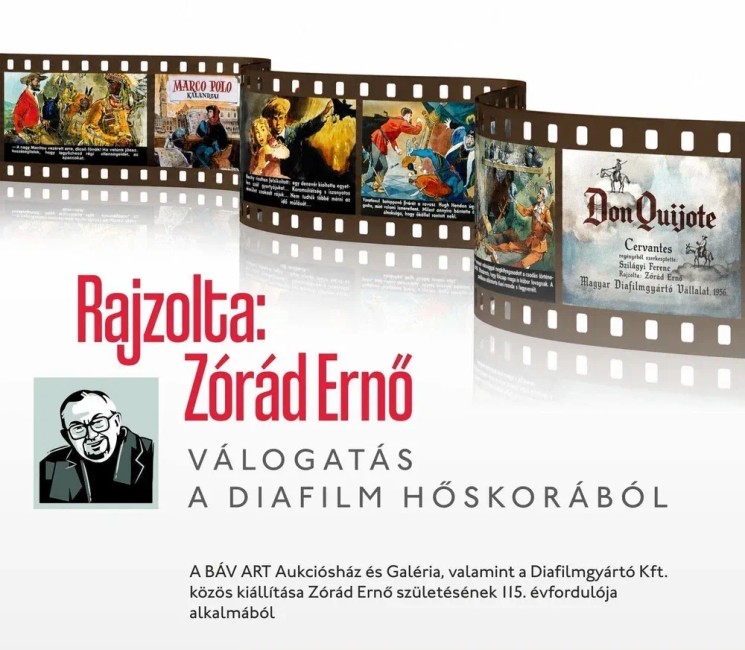 Zórád Ernő rajzai kiállítás - Lépjenek be a diafilm hőskorának varázslatos világába! 