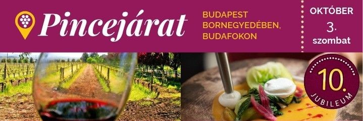 Budafoki Pincejárat 2026 - borélmények, borkóstolók és kultúra Budapest Bornegyedében