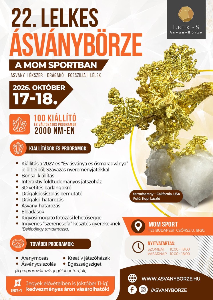 Lelkes Ásványbörze 2026 Budapest