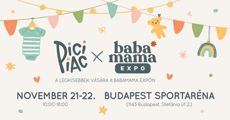 Pici Piac Budapest 2026 - Őszi baba-mama design vásár