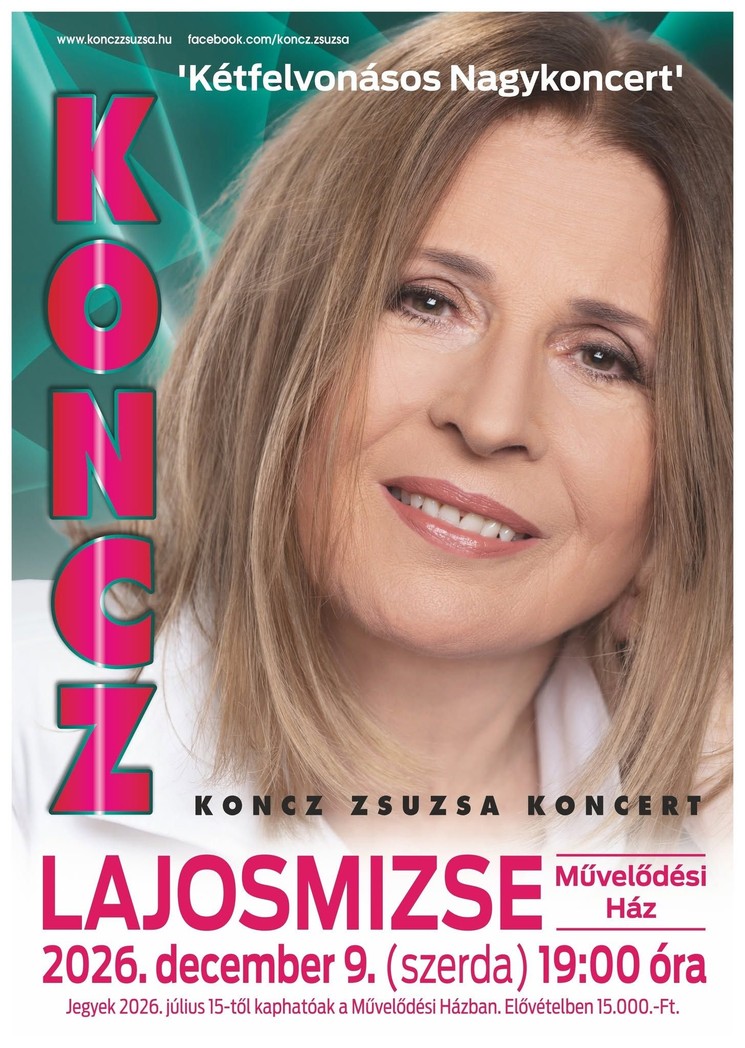 Lajosmizse koncert 2026