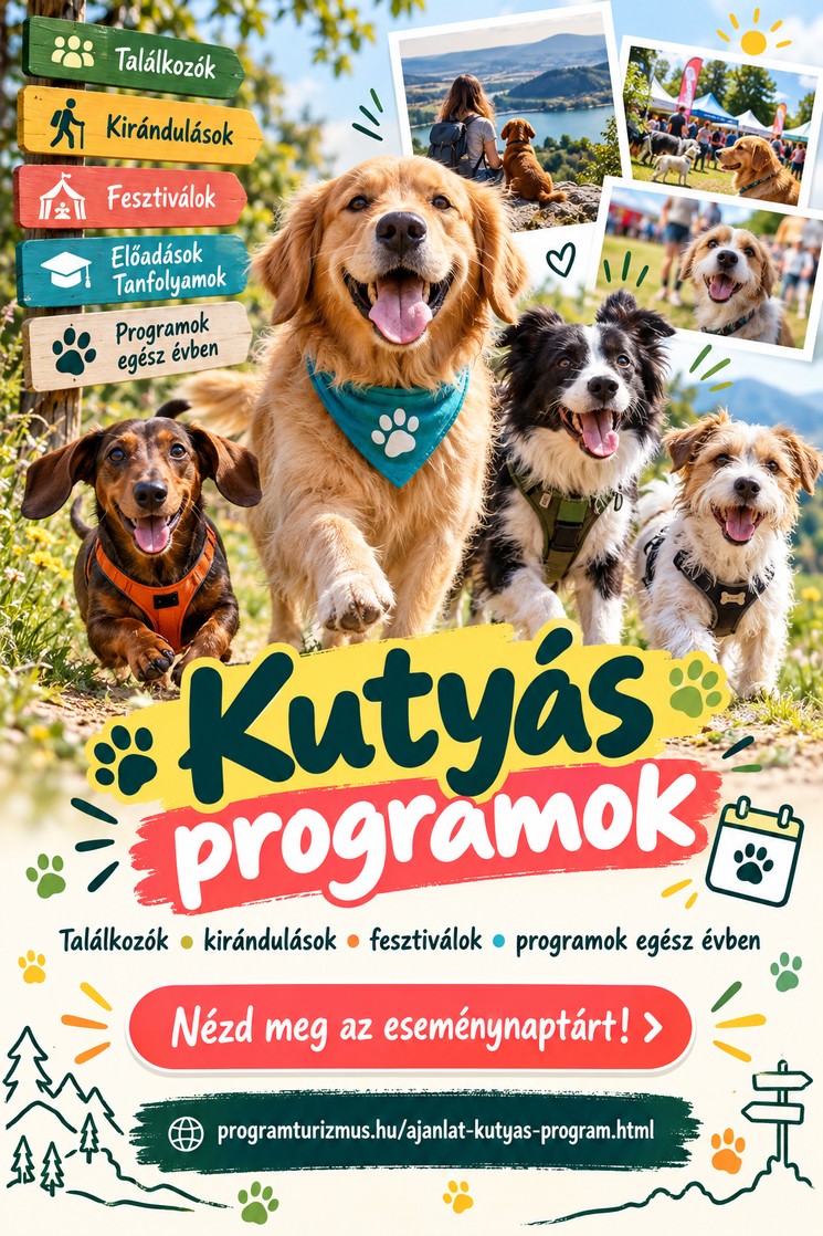 Kutyás programok 2026 - Események, rendezvények