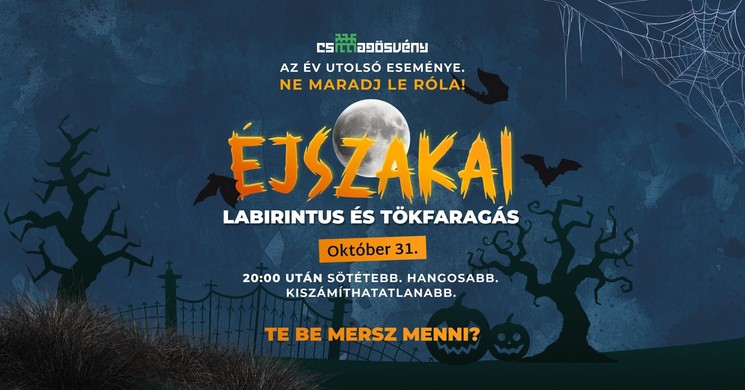 Halloween Ópusztaszer 2026 - Tökfaragás és éjszakai bolyongás a labirintusban
