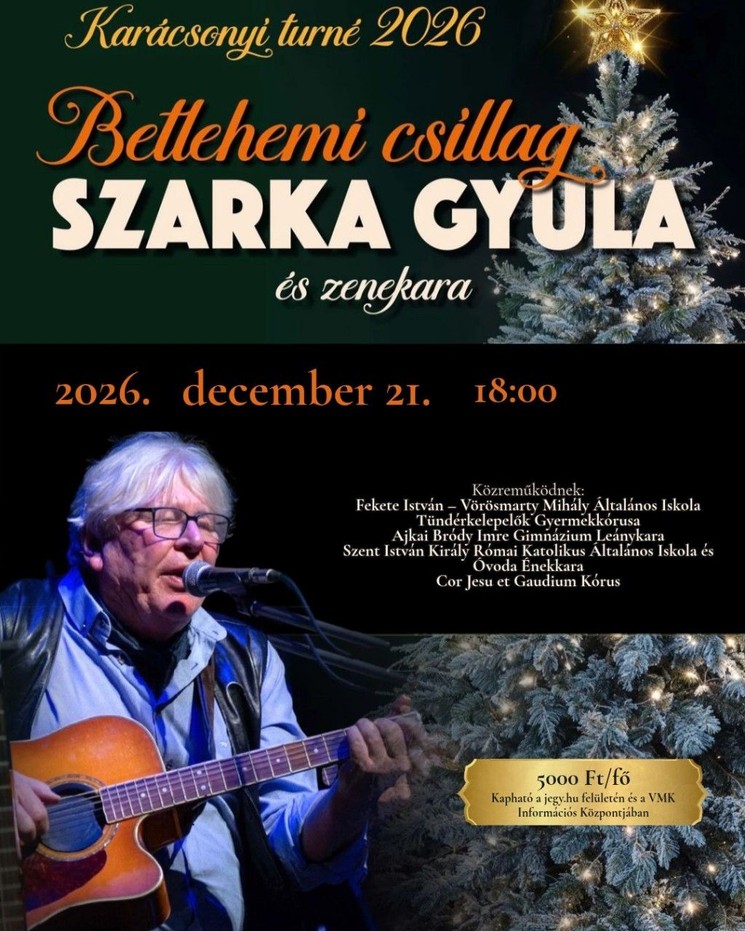 Advent Ajka 2026 - Ünnepi gyertyagyújtás, adventi koncertek Ajkán