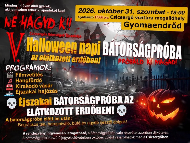 Halloween Gyomaendrőd 2026