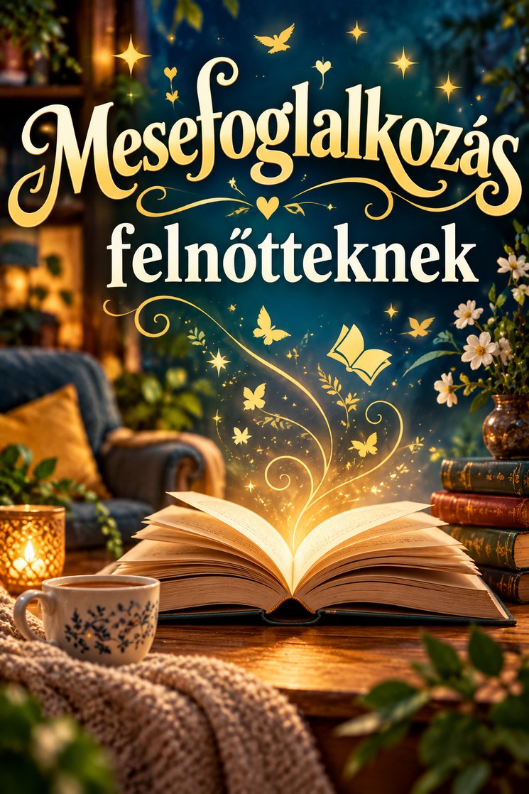 Mesefoglalkozás felnőtteknek 2026 - Online önismereti kör mesékkel 