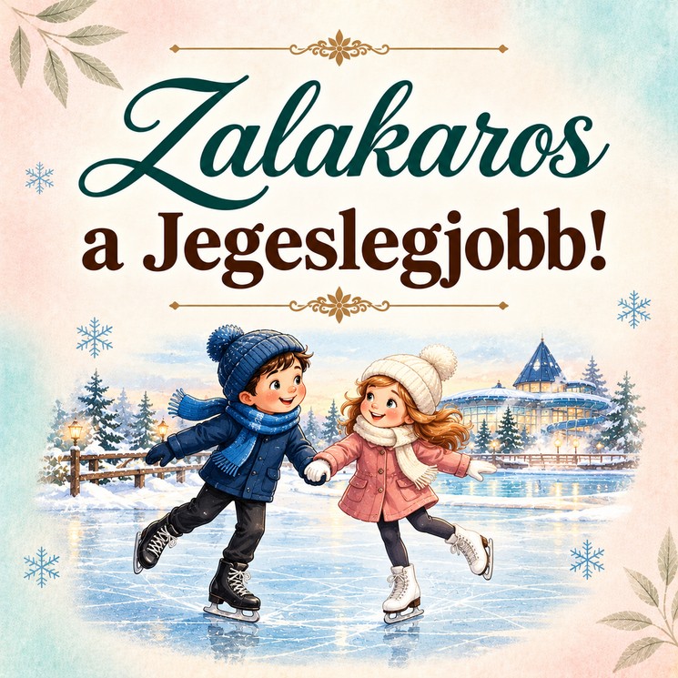 Jégpálya Zalakaros 2026 / 2027 - Korcsolyapálya a Karos Korzón