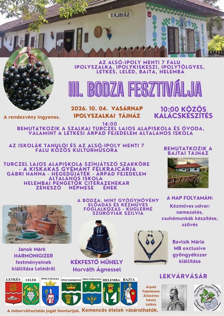 Bodza Fesztivál 2026 Ipolyszalka, Szlovákia
