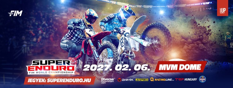 Karácsonyi ajándék férfiaknak 2026 - Motorsportélmény meglepetésjegy a Superenduro GP of Hungary budapesti világbajnoki futamra