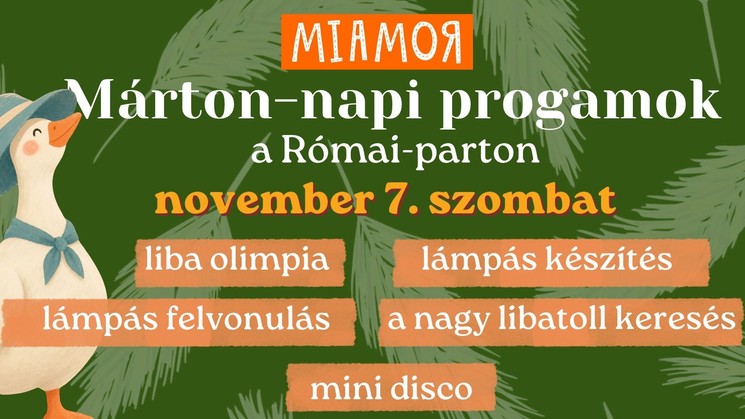 Márton-nap a Római-parton 2026 - Márton - napi családi mulatság