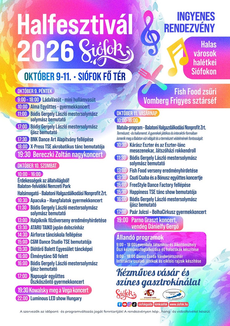 Siófoki Halfesztivál 2026