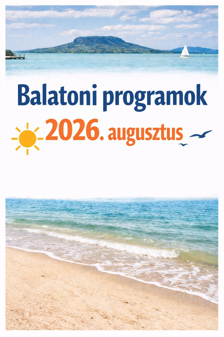 Balatoni programok 2026 augusztus
