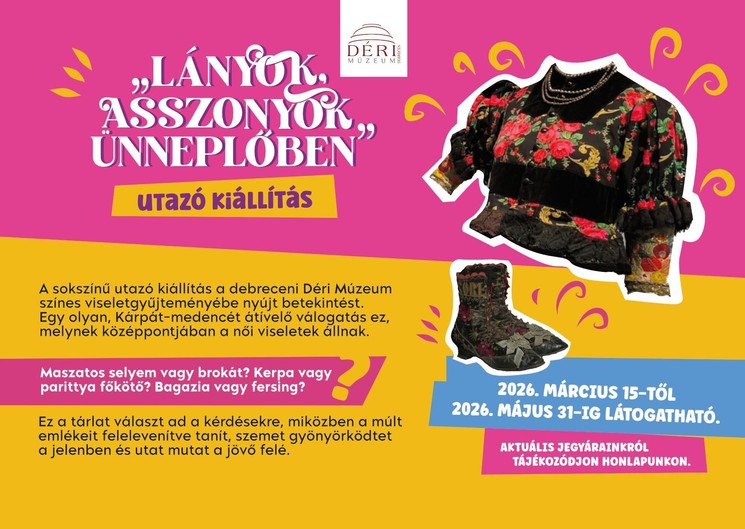 Kiállítás Sóstói Múzeumfalu Nyíregyháza 2026 -Tekintse meg időszaki kiállításainkat!