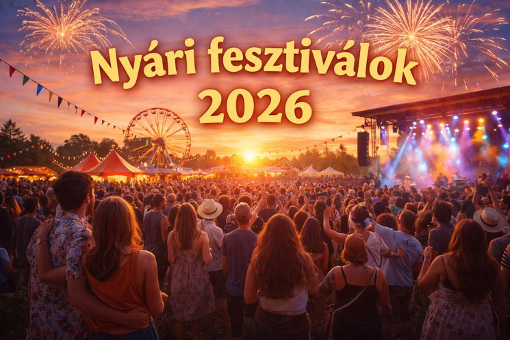 Nyári fesztiválok 2026 - Júniusi, júliusi és augusztusi fesztiválok
