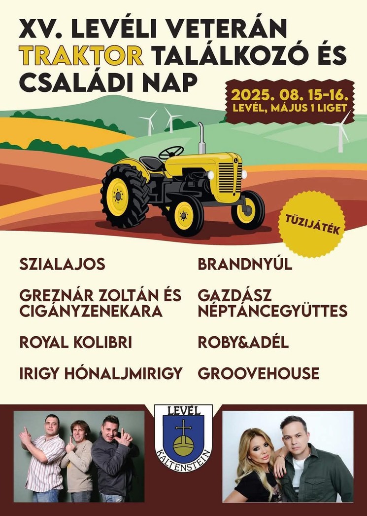 Levéli Veterán Traktortalálkozó és Családi Nap 2025
