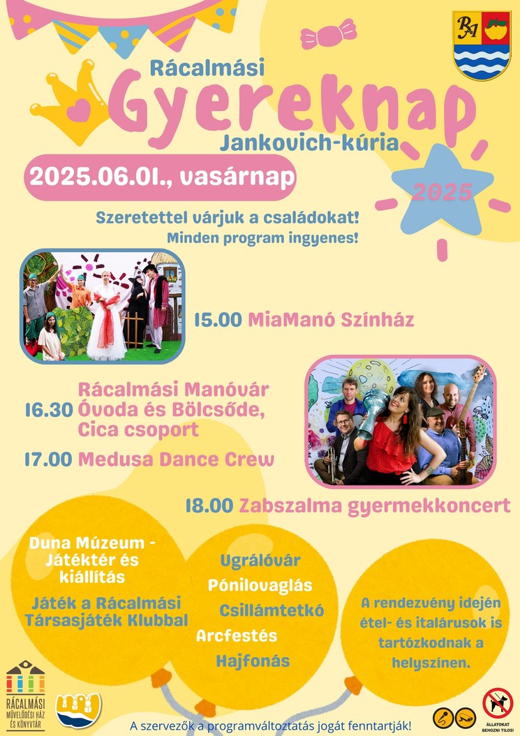 Rácalmási gyermeknap 2025