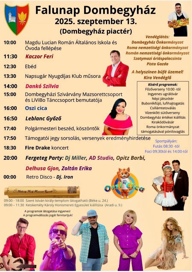 Falunap Dombegyház 2025