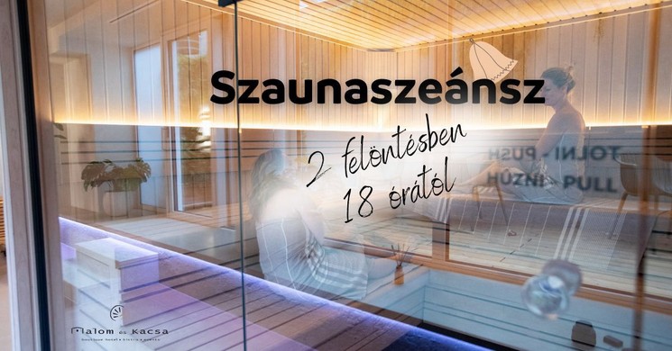 Szaunaszeánsz Tata 2026 - Csütörtöki wellness élmények 