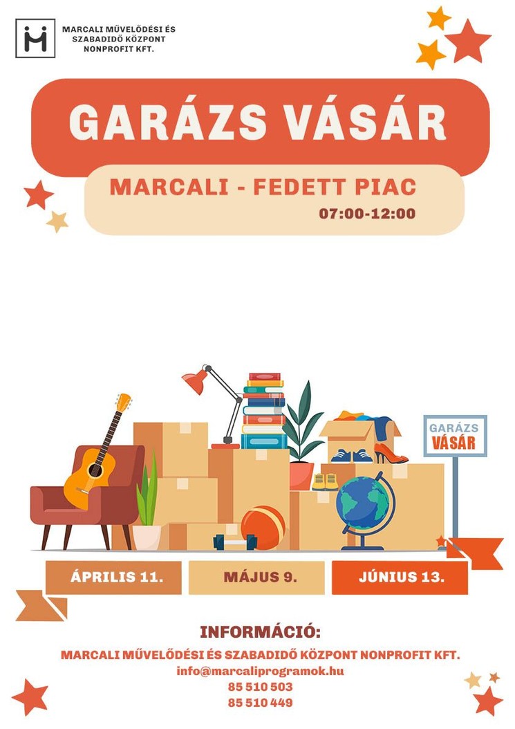 Garázsvásár Marcali 2026