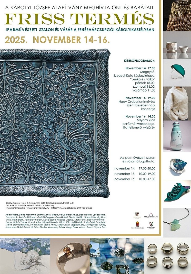 Iparművészeti Vásár programok 2025. Események, rendezvények