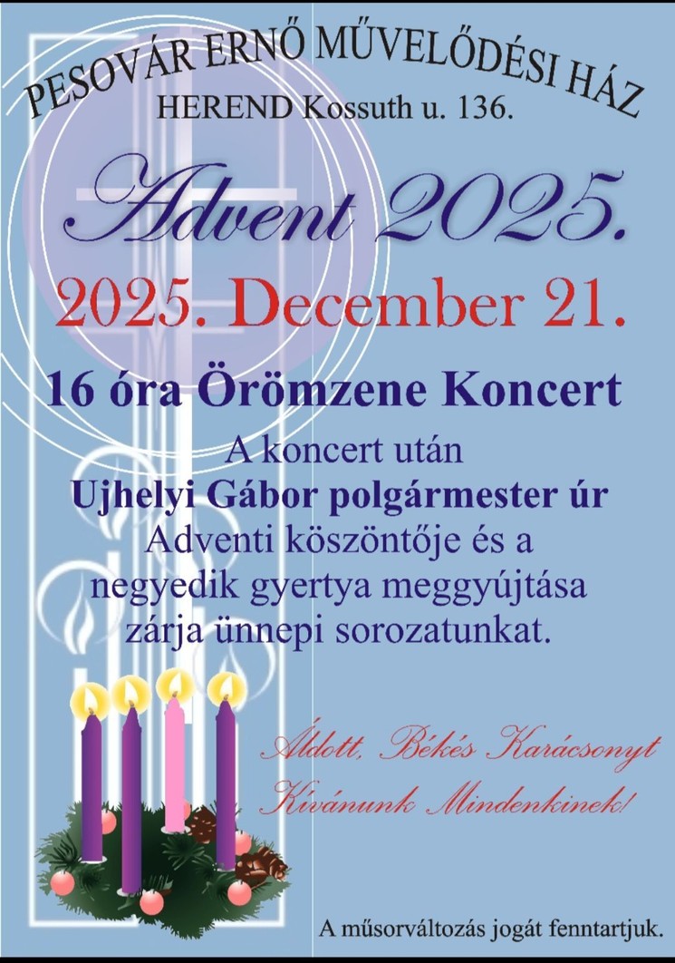 Advent Herend 2025