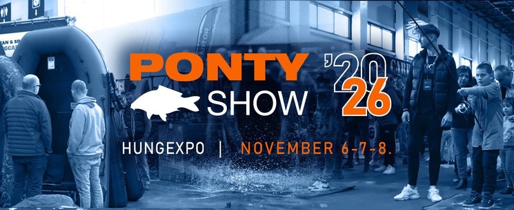 PontyShow 2026 - Horgász kiállítás és vásár Hungexpo Budapest