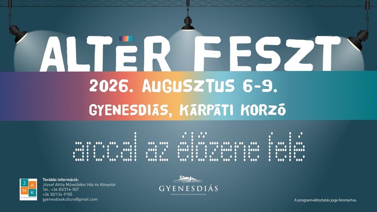 Altér Feszt 2026 Gyenesdiás 