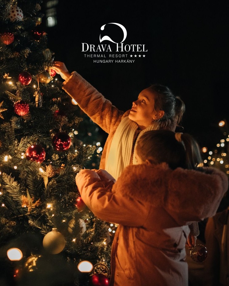 Wellness Karácsony Harkány 2026. Töltse az év egyik legszebb ünnepét a Dráva Hotelben!