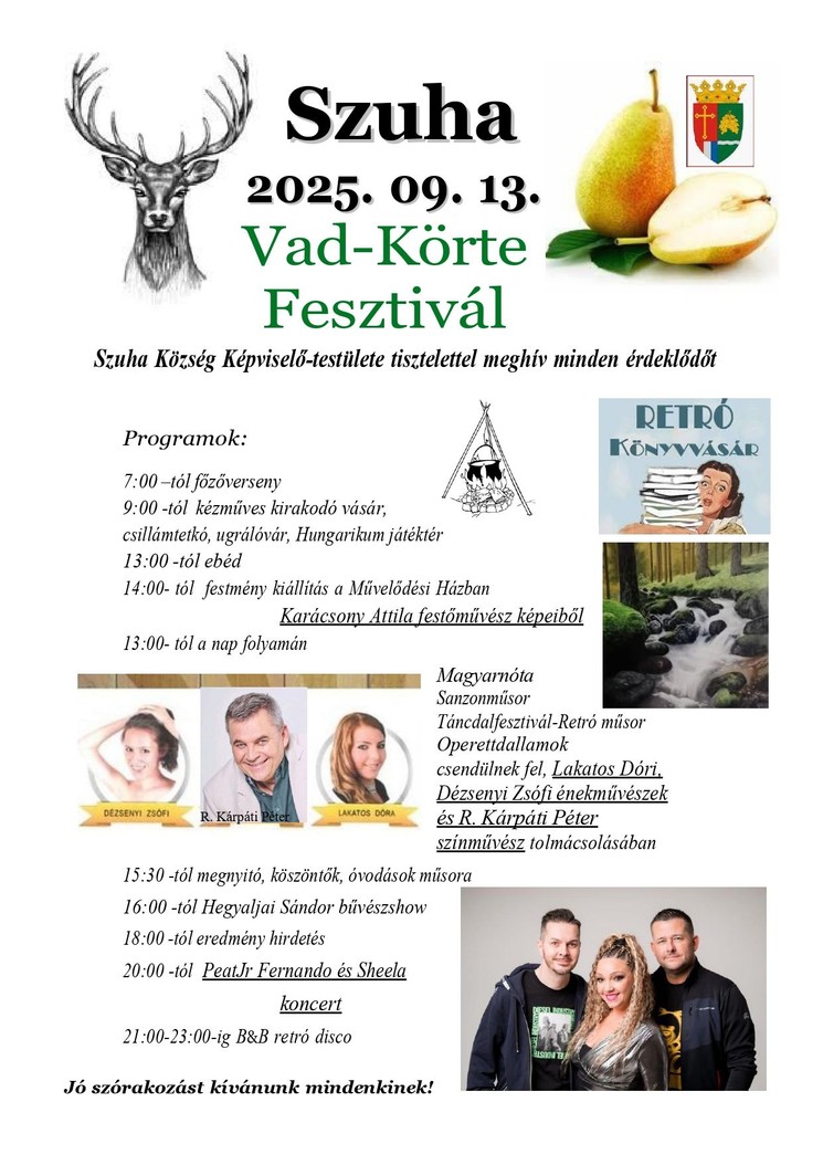 Vad-Körte Fesztivál Szuha 2025