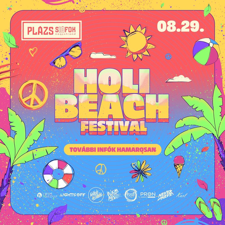 Holi Beach 2025 Siófok