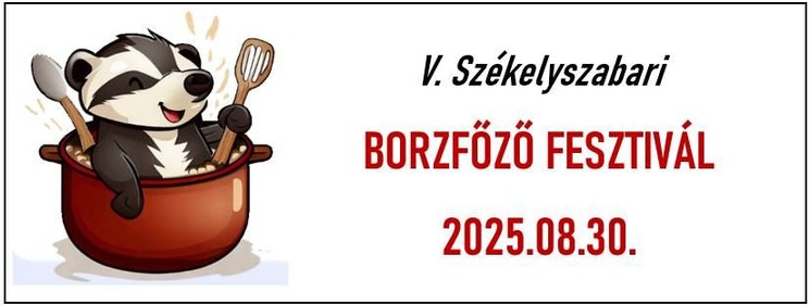 Borzfőző Fesztivál Székelyszabar 2025