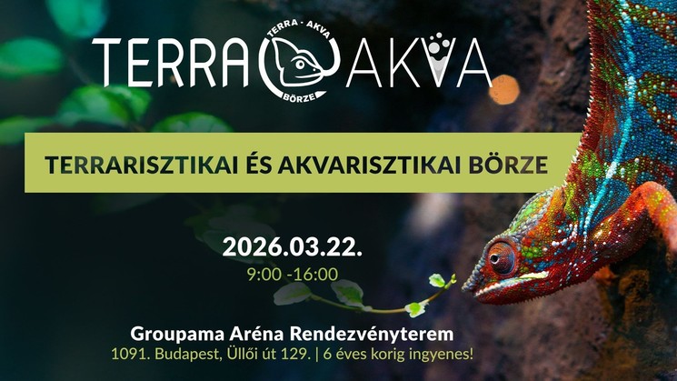 Terrarisztikai és akvarisztikai börze 2026 -  Események, rendezvények