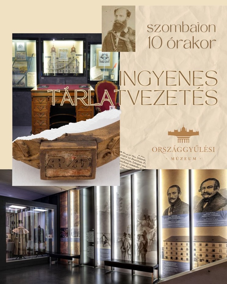 Ingyenes tárlatvezetés Budapesten szombatonként az Országgyűlési Múzeumban "A magyar törvényhozás ezer éve" című kiállításon