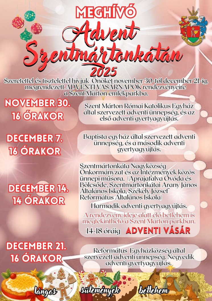 Advent Szentmártonkáta 2025