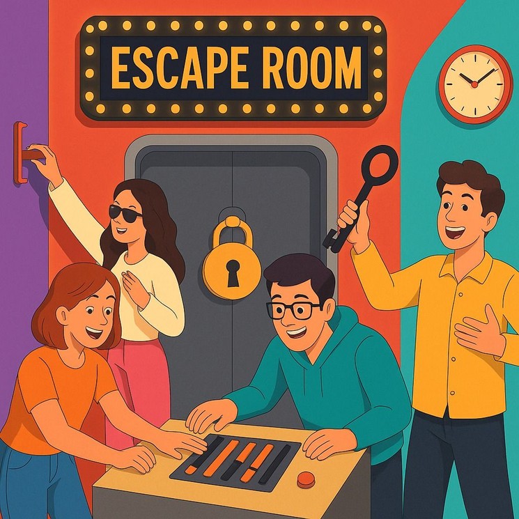 Szabadulószoba szülinap élményprogram Budapesten 15 egyedi szobával egy helyen!