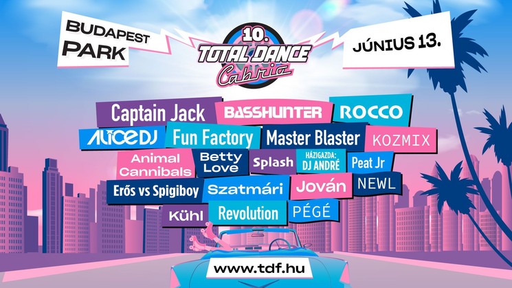 Total Dance Cabrio 2026 Budapest Park