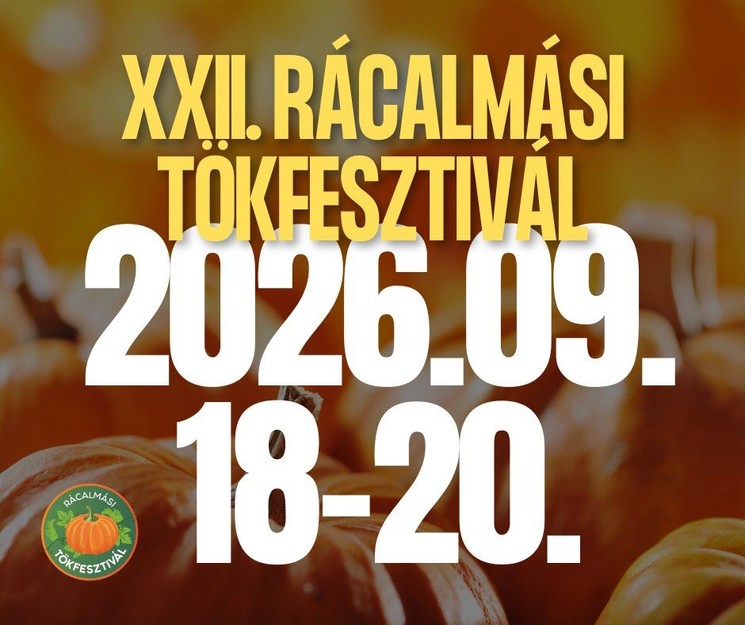 Rácalmási Tökfesztivál 2026