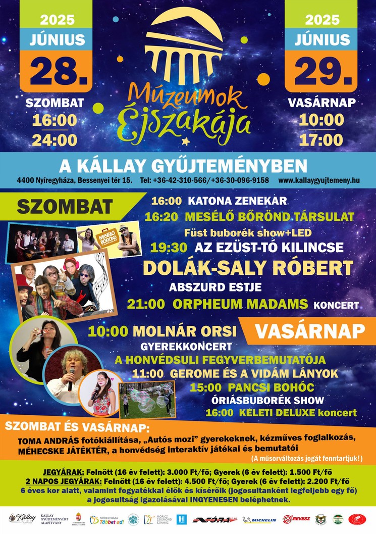 Nyíregyházi Múzeumok Éjszakája - Szórakoztató, színes programokkal várjuk a kicsiket és nagyokat a Kállay Gyűjteményben