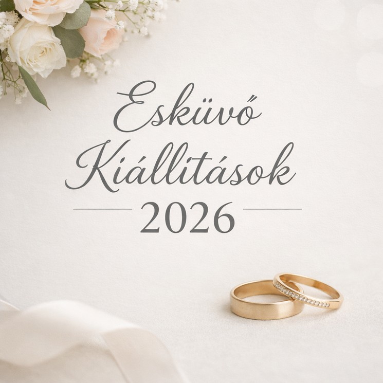 Esküvő kiállítás 2026 -  Programok, események